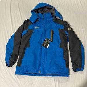 NWT Wolf Cavalry OutdoorJK Winter Ski Jacket Water Proof Mens XL Fleece Lined